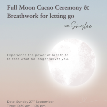 Full Moon Cacao Ceremony & Breathwork | Chennai