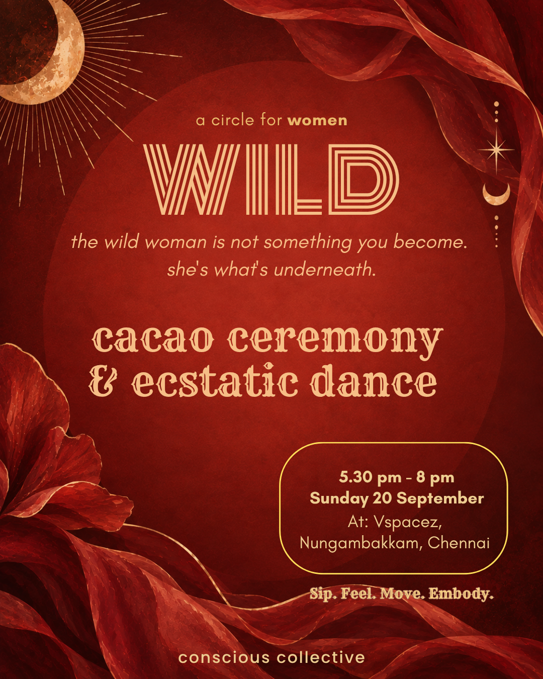 Wild | Cacao Ceremony & Ecstatic Dancing – Chennai